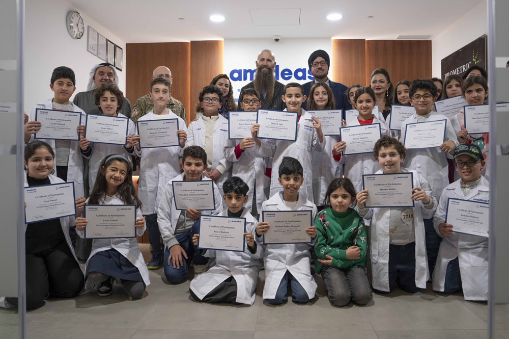 STEM for kids in Kuwait group photo