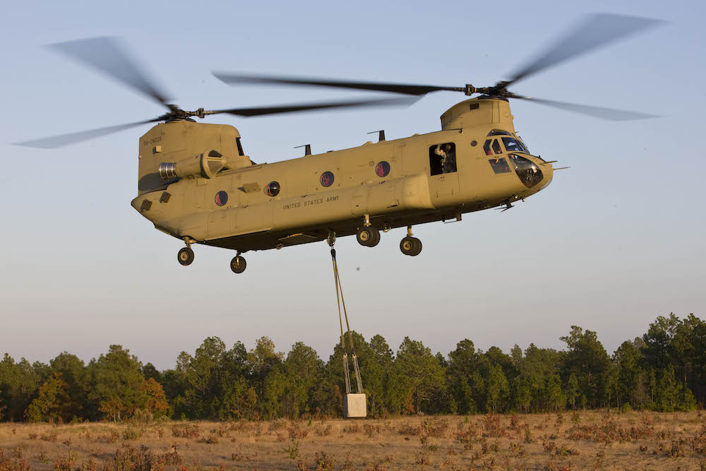 CH-47F Chinooks