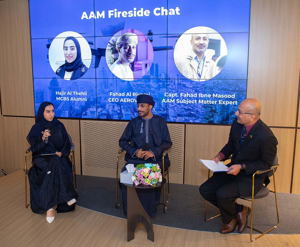 Fireside chat during the launch event at MCBS