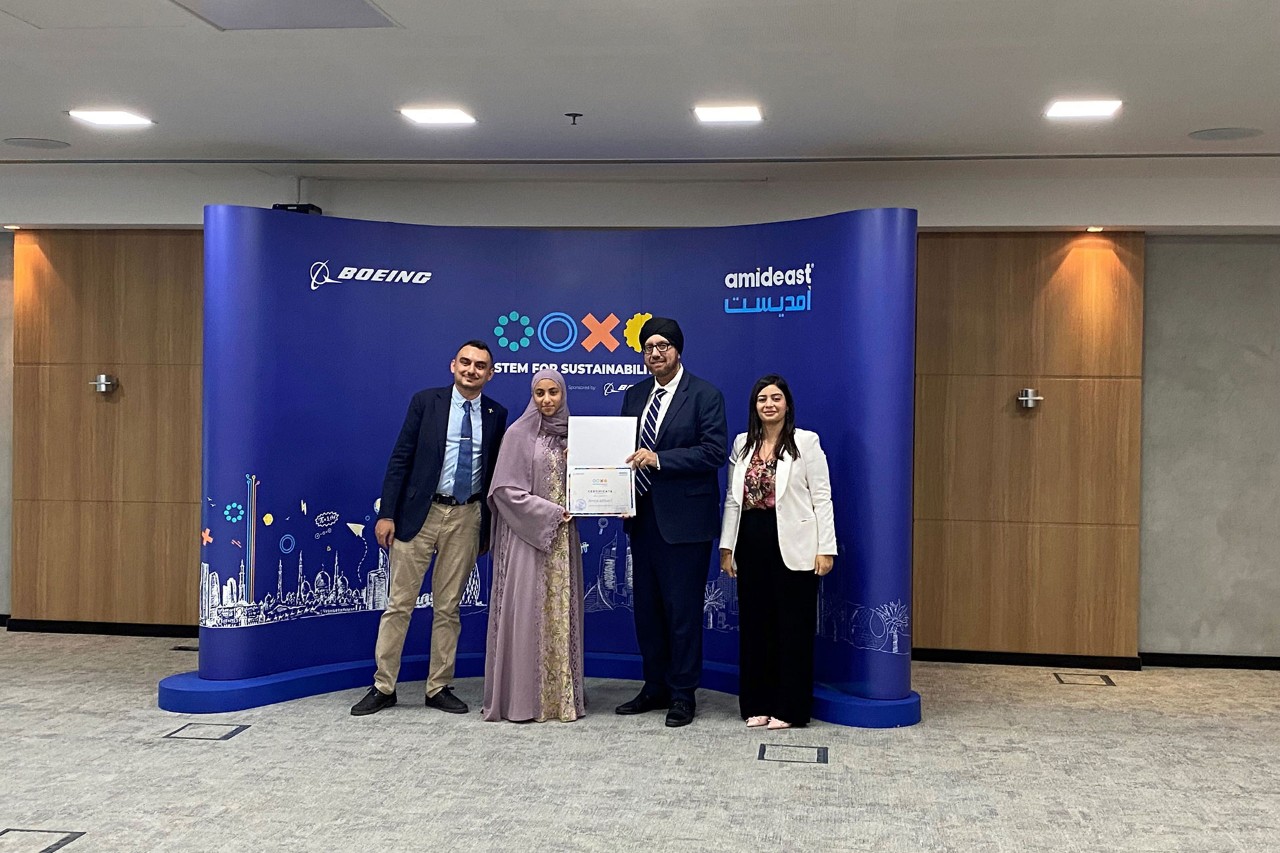 UAE STEM "For Sustainability" graduation 2025 - certificate