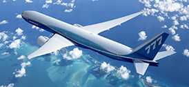 777 in flight